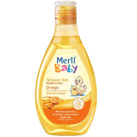 Meril Baby Shower Gel 200ml