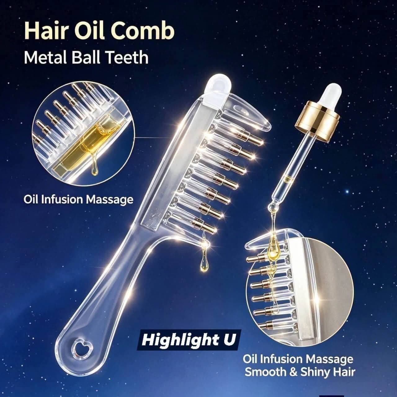 Oil applicator comb
