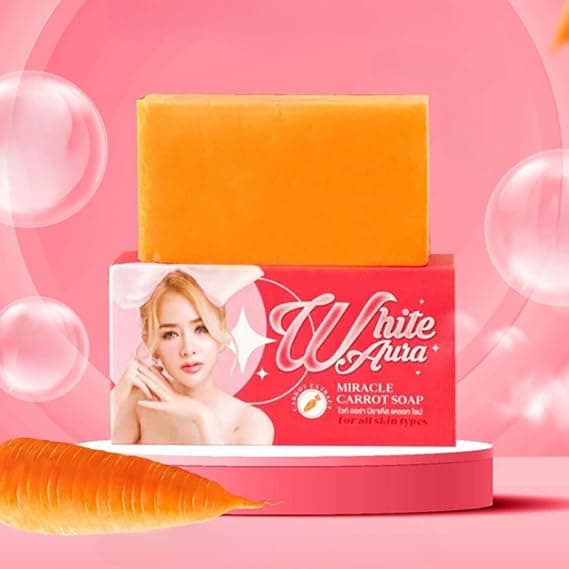 White Aura carrot soap