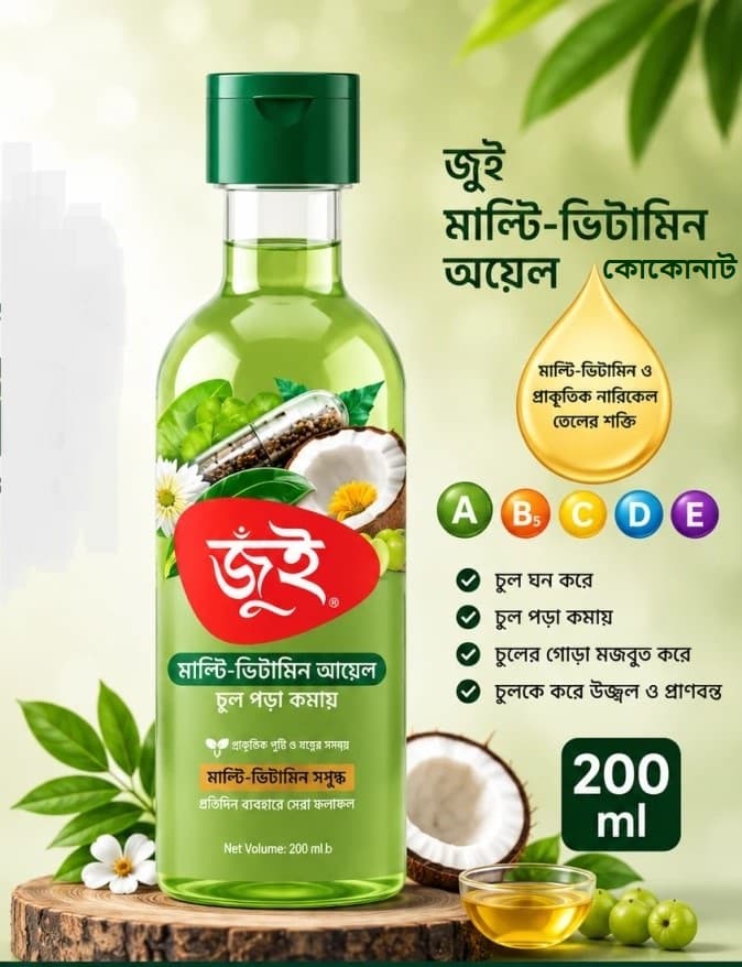 Jui Multi-Vitamin Coconut Hair Oil 200 ml