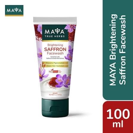 Maya Brightening Saffron Facewash